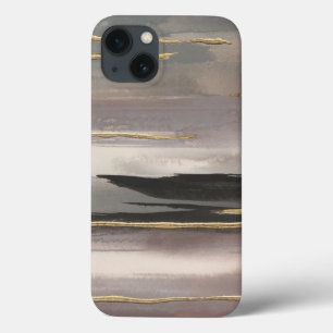 Vergulde Ochtendnevel II Goud Abstracte Print iPhone 13 Hoesje