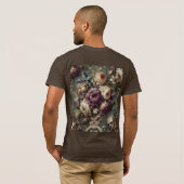 Vergulde onrust – Gotische draagbare kunst T-shirt (Achterkant volledig)