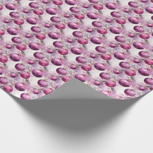 Vergulde orchideeën: een fusie van Paarse en goude Cadeaupapier (Hoek)