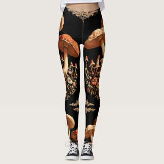 Vergulde Paddenstoelen Leggings