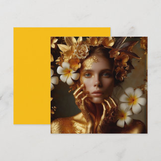 Vergulde Pre-Raphaelite Vrouw 3