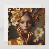 Vergulde Pre-Raphaelite Vrouw 3 (Voorkant)