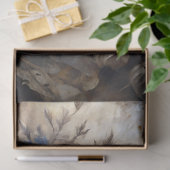 Vergulde Schemerflora Decoupage Tissuepapier (Geschenk)