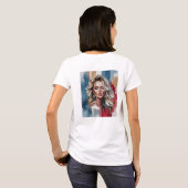 "Vergulde schoonheid" T-shirt (Achterkant volledig)