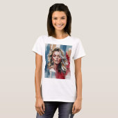 "Vergulde schoonheid" T-shirt (Voorkant volledig)