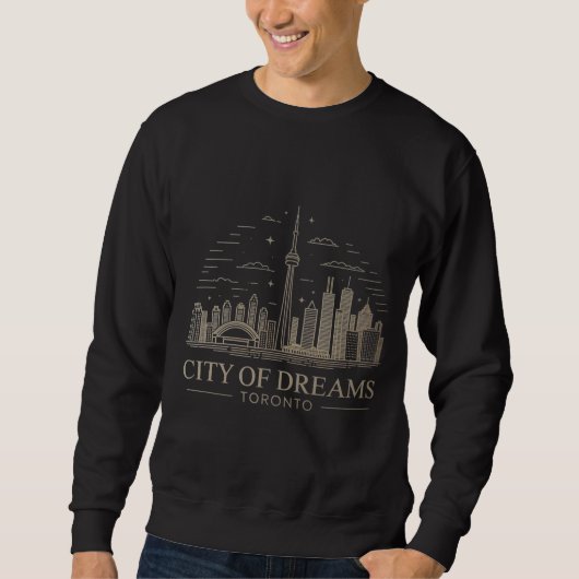 Vergulde Stad - Toronto Skyline Sweatshirt (Voorkant)