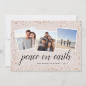 vergulde sterren | Vakantie Foto Collage Kaart (Voorkant)