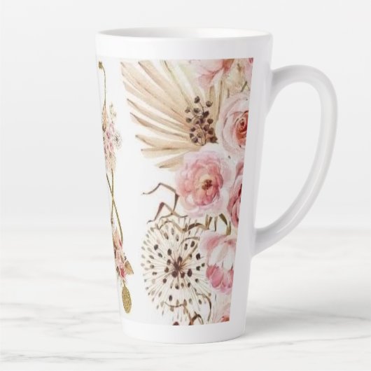 Vergulde Stethoscoop - Elegant Doctor Gift Latte Mok (Rechts)