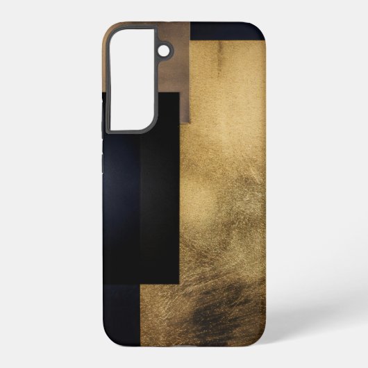 Vergulde stilte — Modern abstract Samsung Galaxy Hoesje (Achterkant)