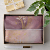 Vergulde tuin Vrienden, Elegant Vogel op Roze Tissuepapier (Geschenk)