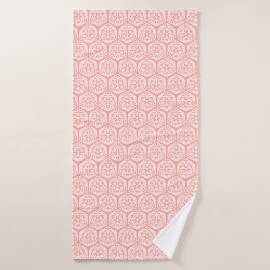 Vergulde Tuinrooster - Perzik Fluistering Badhanddoek (Badhanddoek)