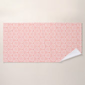 Vergulde Tuinrooster - Perzik Fluistering Badhanddoek (Badhanddoek)