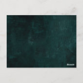 vergulde weide briefkaart (Achterkant)