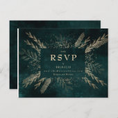 vergulde weide briefkaart (Voorkant / Achterkant)