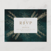 vergulde weide briefkaart (Voorkant)