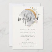 Vergulde Wildflower Moon Vrijgezellenfeest Kaart (Voorkant)