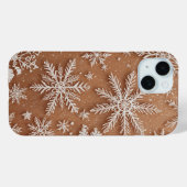 Vergulde Winter Kristallen Case-Mate iPhone Case (Achterkant (horizontaal))