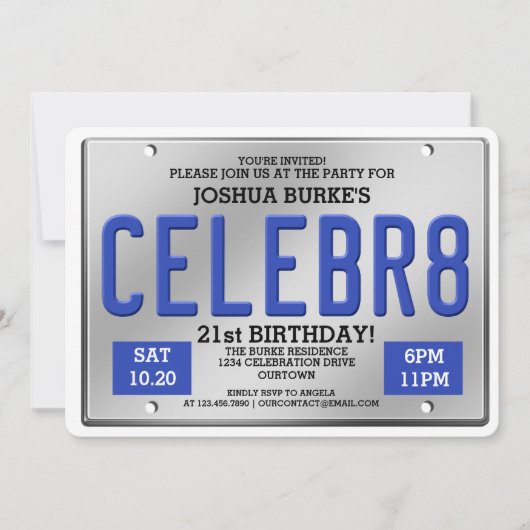 Vergunning Bord Vervroeging op zondag Kaart (Voorkant)