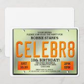 Vergunning Bord Vervroeging op zondag Kaart (Voorkant / Achterkant)