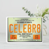 Vergunning Bord Vervroeging op zondag Kaart (Staand voorkant)