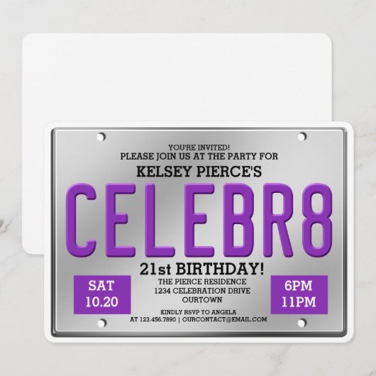 Vergunning Bord Vervroeging op zondag Kaart (Voorkant / Achterkant)