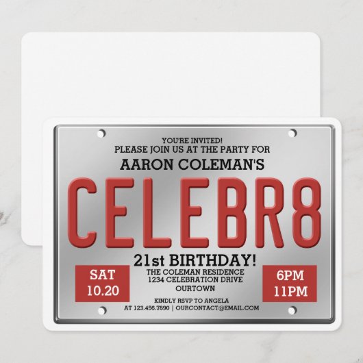 Vergunning Bord Vervroeging op zondag Kaart (Voorkant / Achterkant)