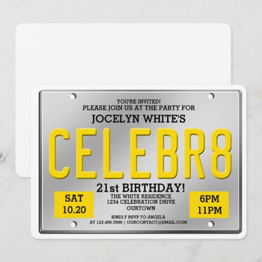 Vergunning Bord Vervroeging op zondag Kaart (Voorkant / Achterkant)