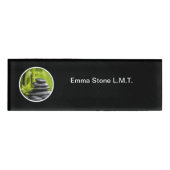 Vergunning gegeven massagetherapie Eenvoudige Mode Naambadge (Voorkant)