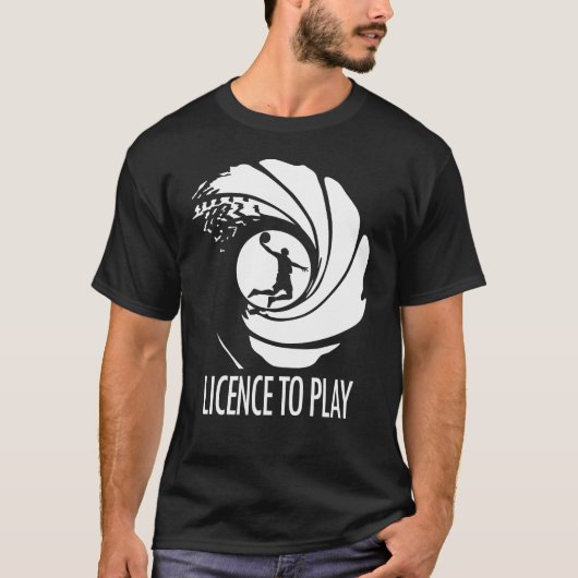 VERGUNNING OM BASKETBAL T-shirt Ontwerp (Voorkant)
