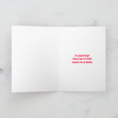 Vergunning om de Birthday-kaart te doden Kaart (Binnen)