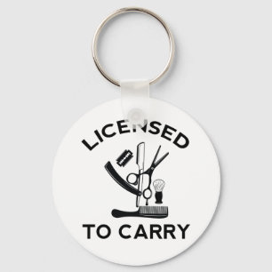 Vergunning verleend aan Carry Barber Hairdresser Sleutelhanger