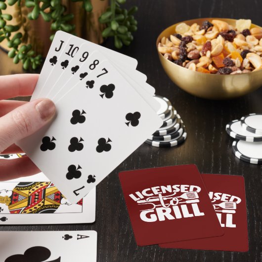 Vergunning verleend aan Grill Pokerkaarten (Insitu)