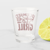 Vergunning verleend aan Grill Shot Glas (Achterkant)