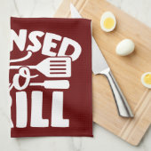 Vergunning verleend aan Grill Theedoek (Quarter Fold)