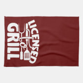 Vergunning verleend aan Grill Theedoek (Horizontaal)