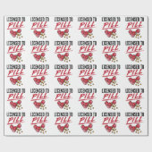 Vergunning verleend aan het Afstudeerder van het A Cadeaupapier (Vlak)