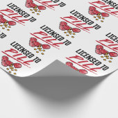 Vergunning verleend aan het Afstudeerder van het A Cadeaupapier (Hoek)