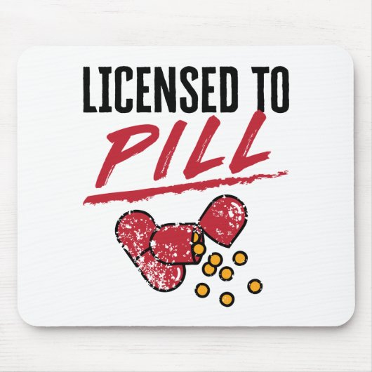 Vergunning verleend aan het Afstudeerder van het A Muismat (Voorkant)