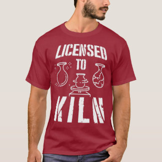 Vergunning verleend aan Kiln Pottery Handmade Scul T-shirt