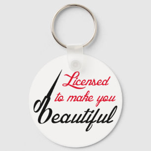 Vergunning verleend sleutelhanger