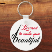 Vergunning verleend sleutelhanger (Voorkant)