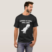 vergunning voor het vervoer van handvuurwapens t-shirt (Voorkant volledig)
