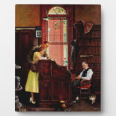 Vergunning voor huwelijk door Norman Rockwell Fotoplaat (Voorkant)