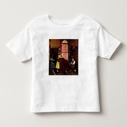 Vergunning voor huwelijk door Norman Rockwell Kinder Shirts (Voorkant)