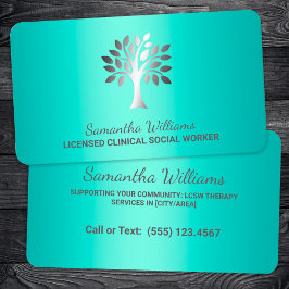 Vergunninghoudend klinisch maatschappelijk werkers visitekaartje