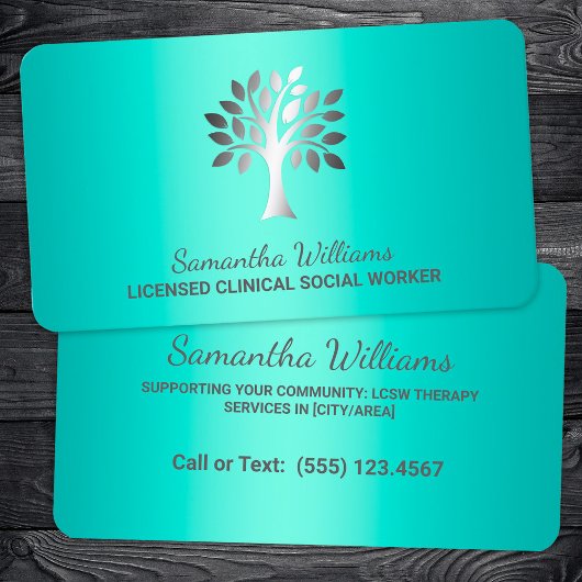 Vergunninghoudend klinisch maatschappelijk werkers visitekaartje
