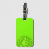 Vergunninghoudend Label van Pilot Green Bag Bagagelabel (Voorkant (verticaal))