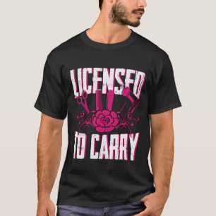 Vergunninghoudend voor het dragen van haar-haarsty t-shirt