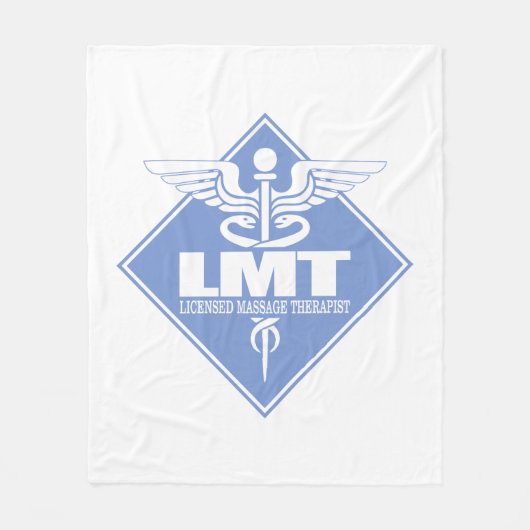 Vergunninghoudende massagetherapeut fleece deken (Voorkant)