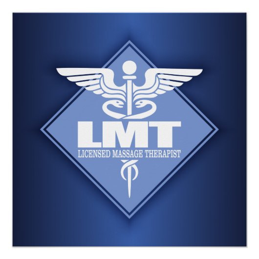 Vergunninghoudende massagetherapeut poster (Voorkant)